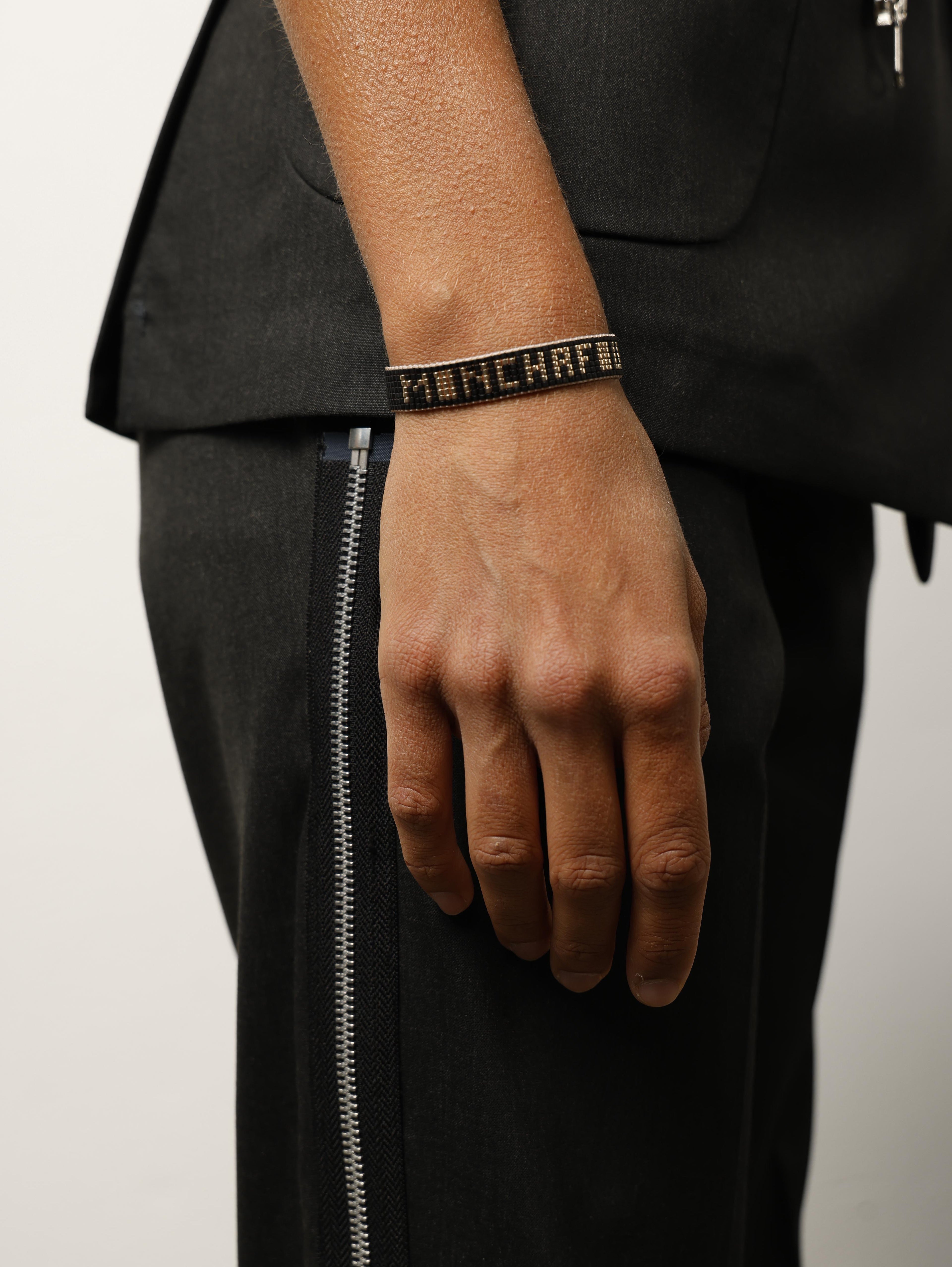 Bracciale artigianale con perline