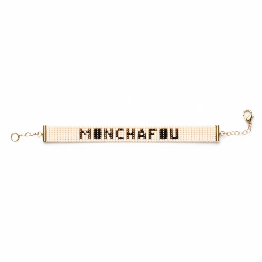 Bracciale artigianale con perline